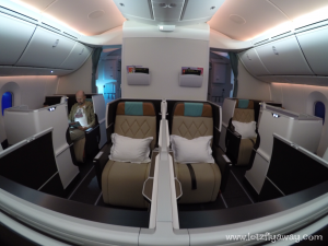 Oman Air Business Class Boeing 787 Dreamliner