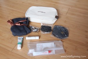 Lufthansa Business Class amenity kit