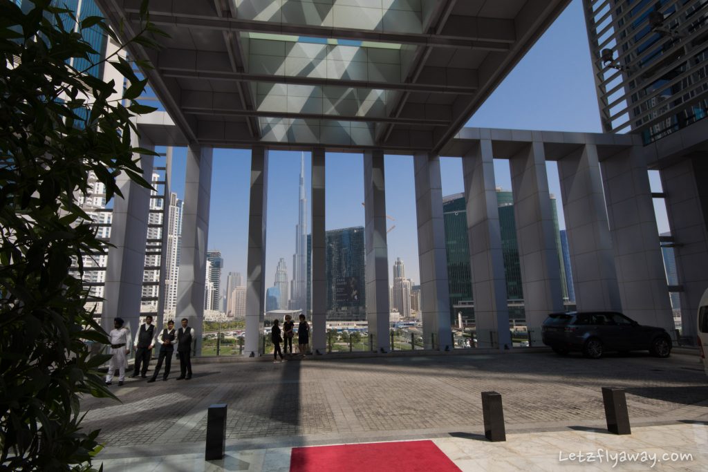 The Oberoi Dubai entrance