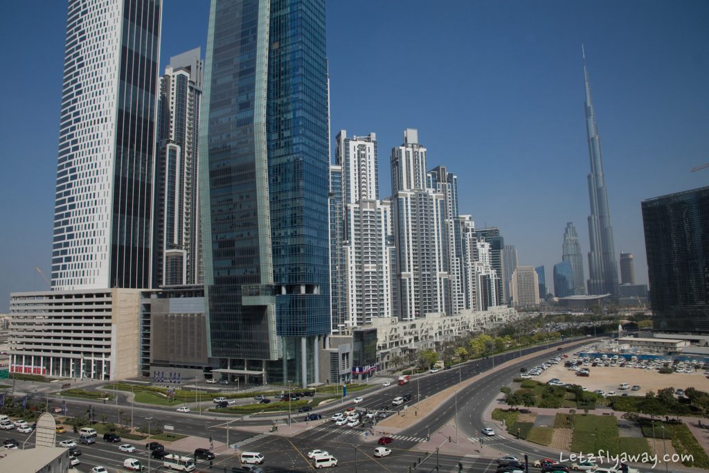 The Oberoi Dubai burj khalifa view from the room