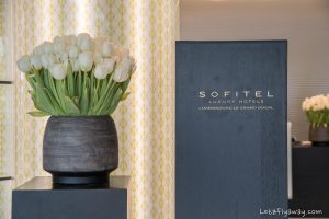 Sofitel Le Grand Ducal lobby flowers