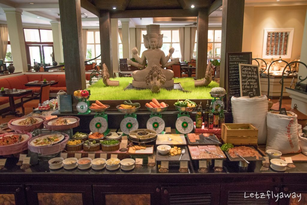 Sofitel Angkor breakfast buffet