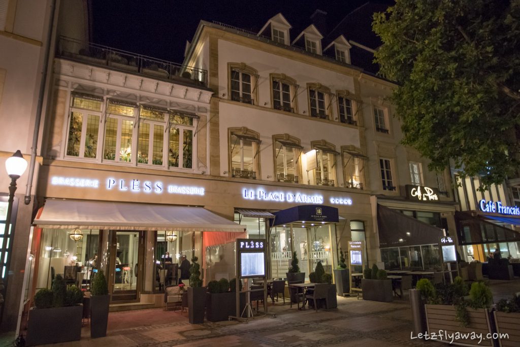Hotel Le Place d’Armes Luxembourg exterior view