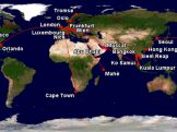 Letzflyaway 2017 travel map