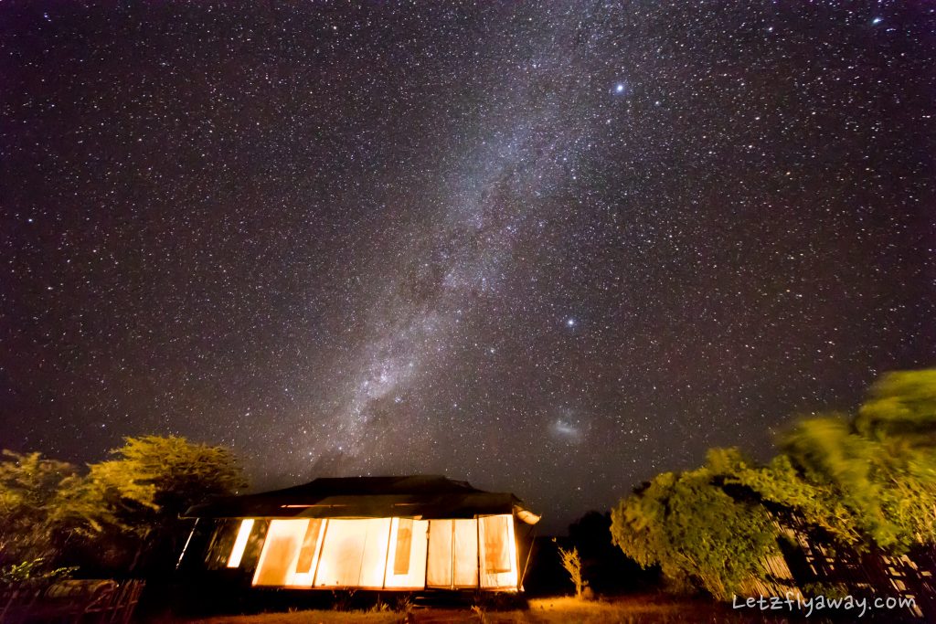 Kempinski Olare Mara tent by night