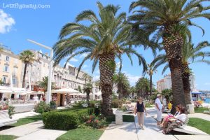 SPlit Riva Promenade and Cafes