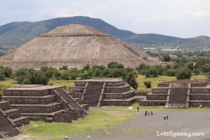Teotihuacan pyramid of the