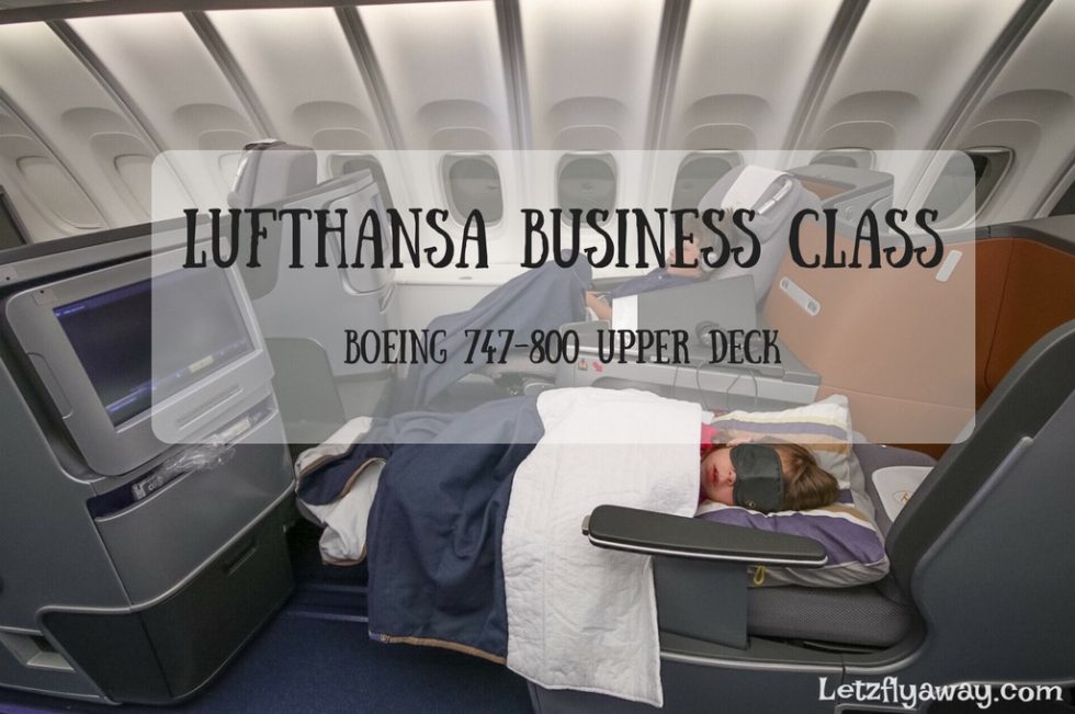 Lufthansa Business Class Boeing 747-800 Upper Deck