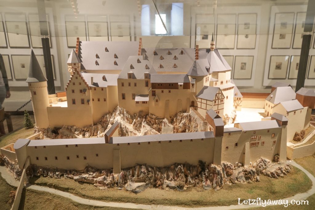 Vianden castle model