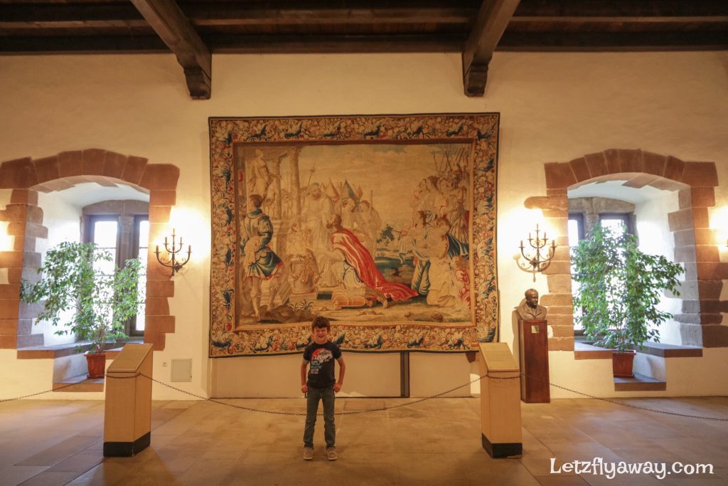 Vianden castle tapestry