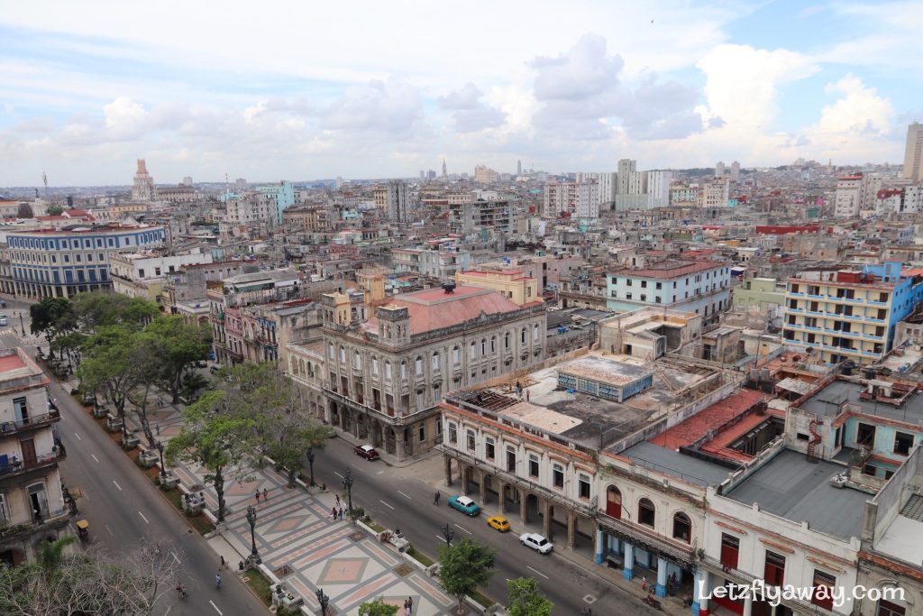 Hotel Mercure Sevilla Havana Cuba Paseo de la reforma view