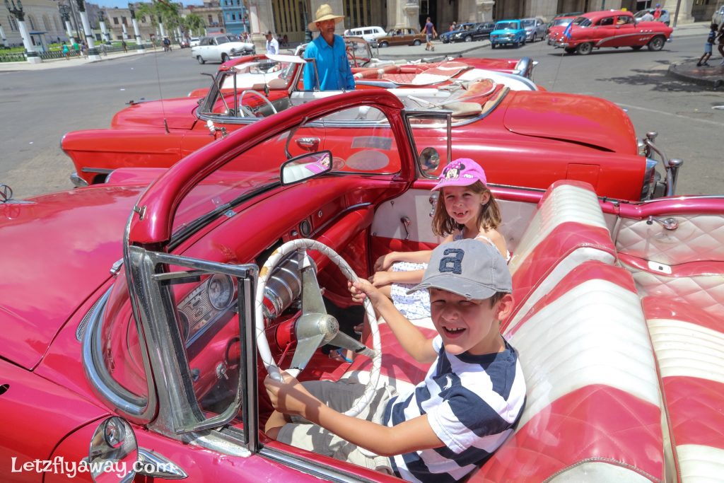 kids old car havana