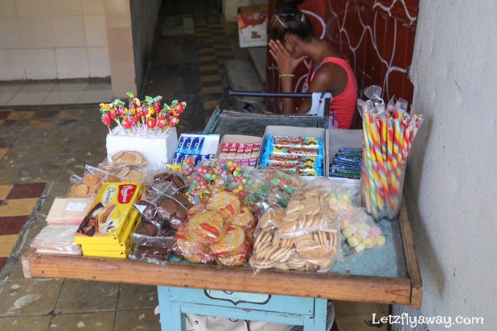 street vendor in havana