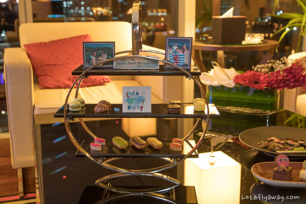 The Oberoi Dubai personalised welcome chocolates with logo