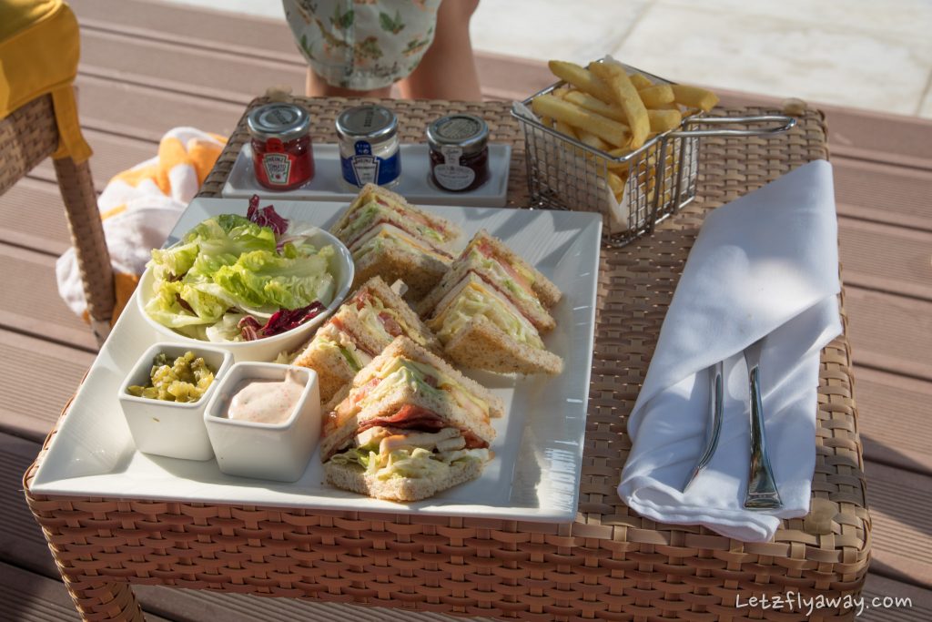The Oberoi Dubai club sandwich