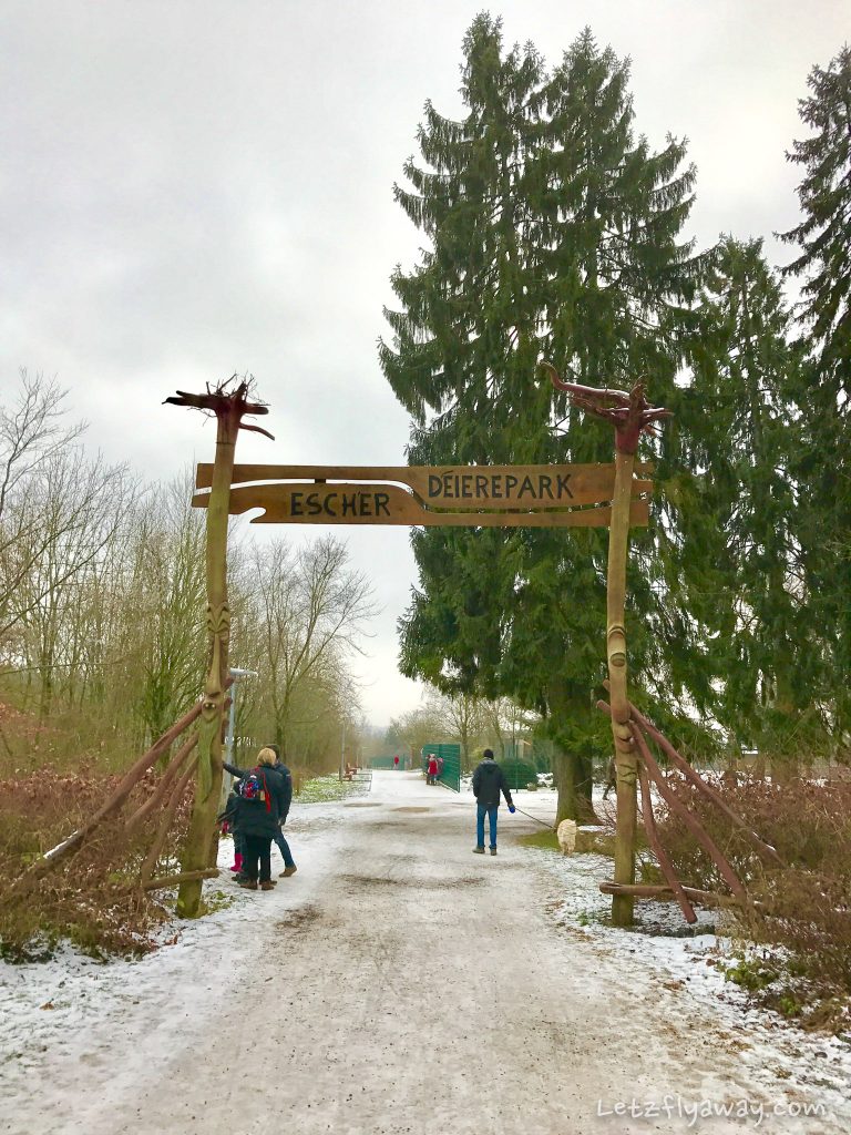 Déierepark Esch Gaalgebierg entrance