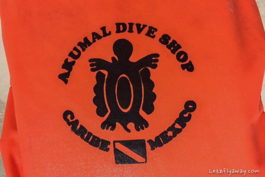 Playa del Carmen with Kids Akumal dive shop life vest