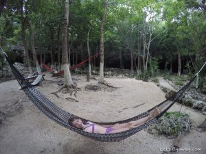 Playa del Carmen with Kids cenote dos ojos hammock chilling