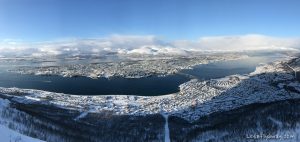 Tromso view from Fjellheisen cable car