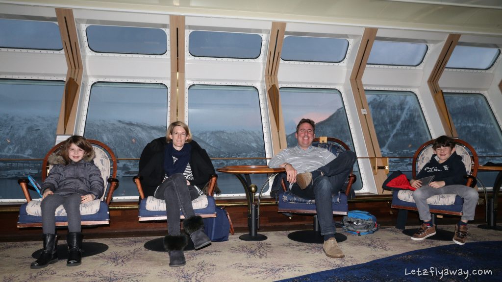 Hurtigruten in Tromso harbor