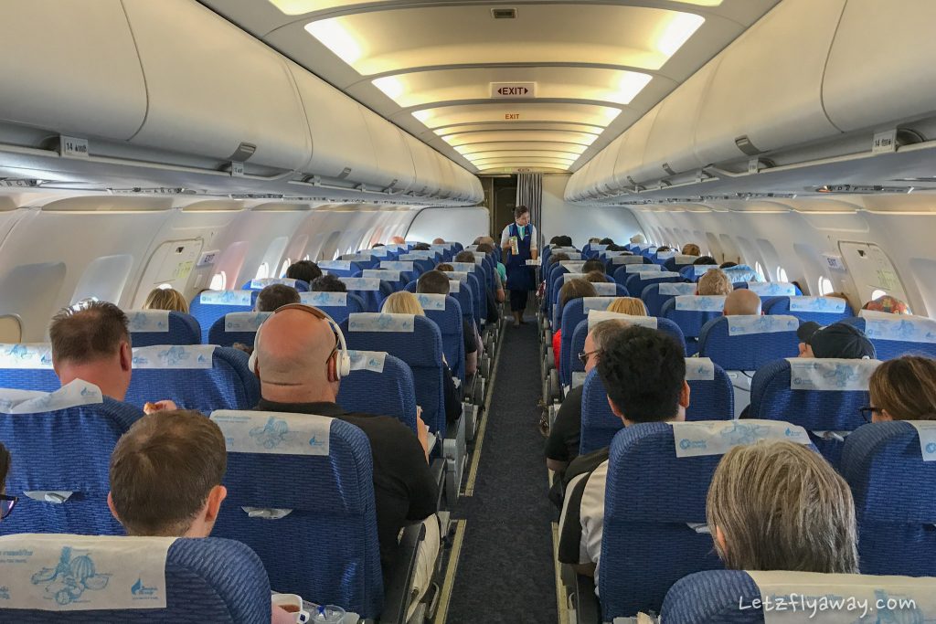 Bangkok Airways Review Airbus 319 Cabin interior