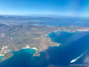 Meridiana departing Olbia