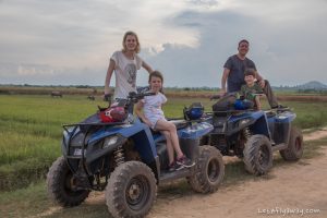 Siem Reap Quad Bike Adventure with Kids