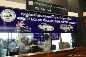 Airport taxi service Siem Reap Airport