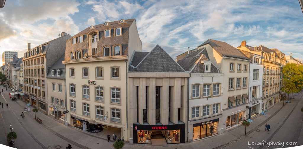 Hotel Le Place d’Armes Luxembourg grand rue view
