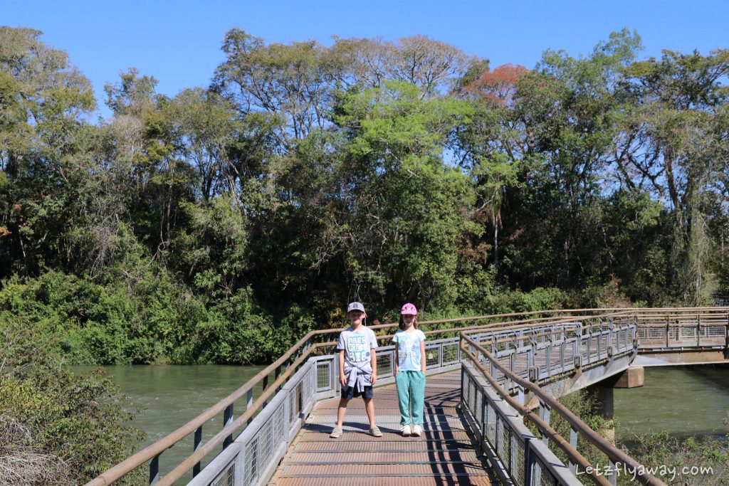 Iguazu Falls hike with Kids