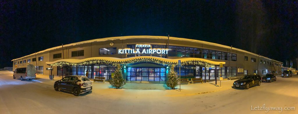 kittila airport with kids