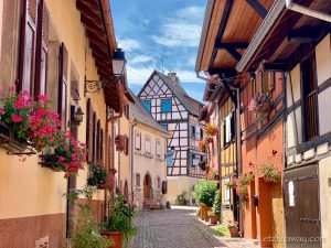 Eguisheim street A weekend in Alsace